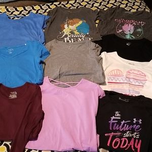 Girls T-Shirt Lot (10 total)